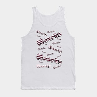 Hearts fc 3d floating Tank Top